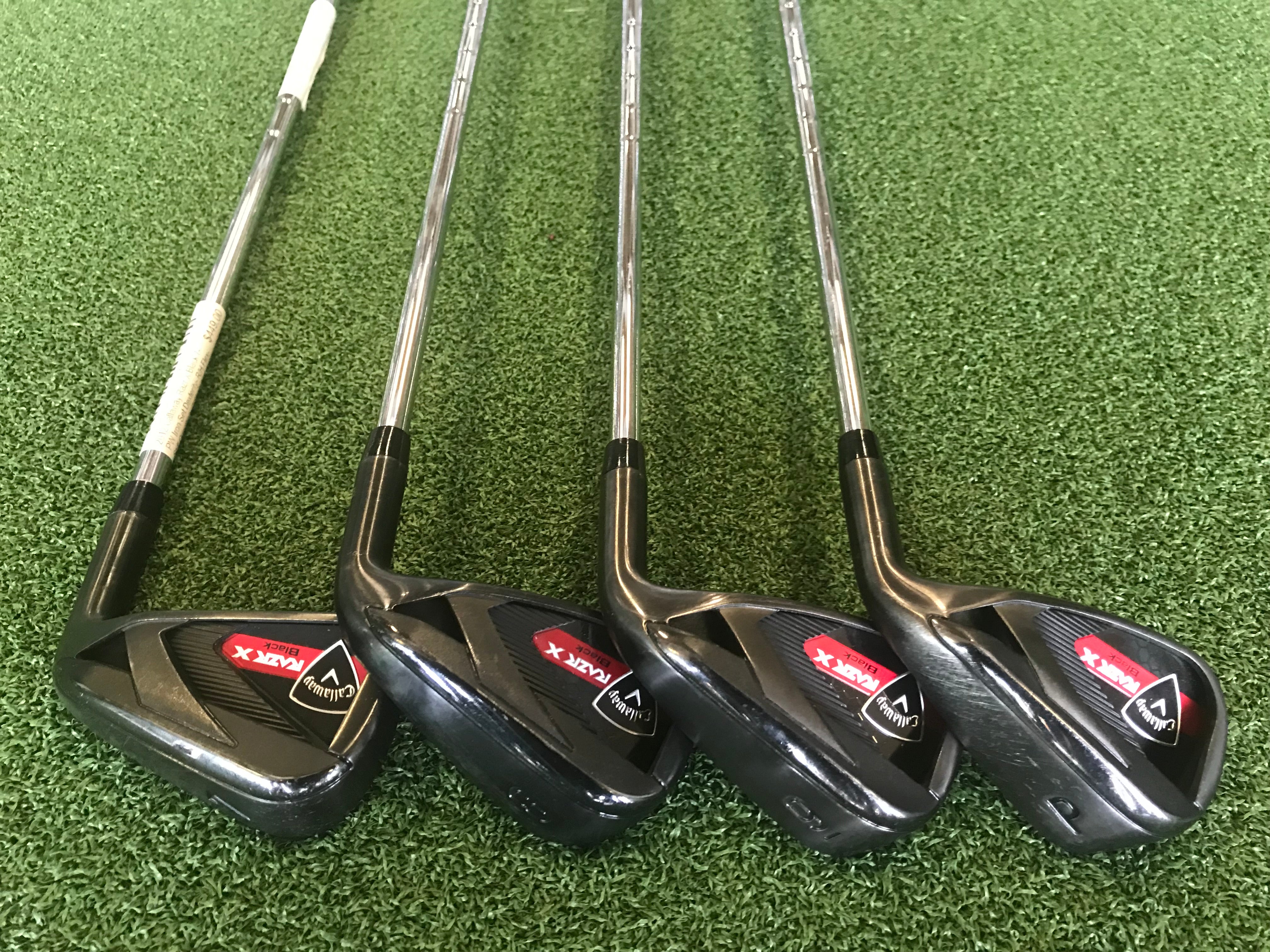 2012 Callaway Razr X Black 7-PW Iron Set Dexterity- R/H Flex