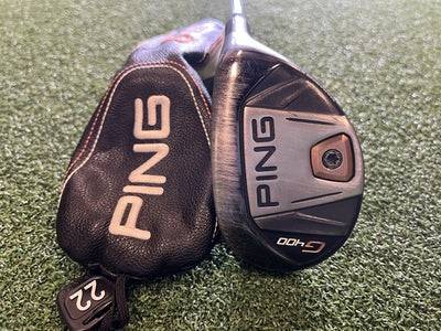 Ping G400 22° Hybrid With Headcover Dexterity- R/H Flex- Stiff