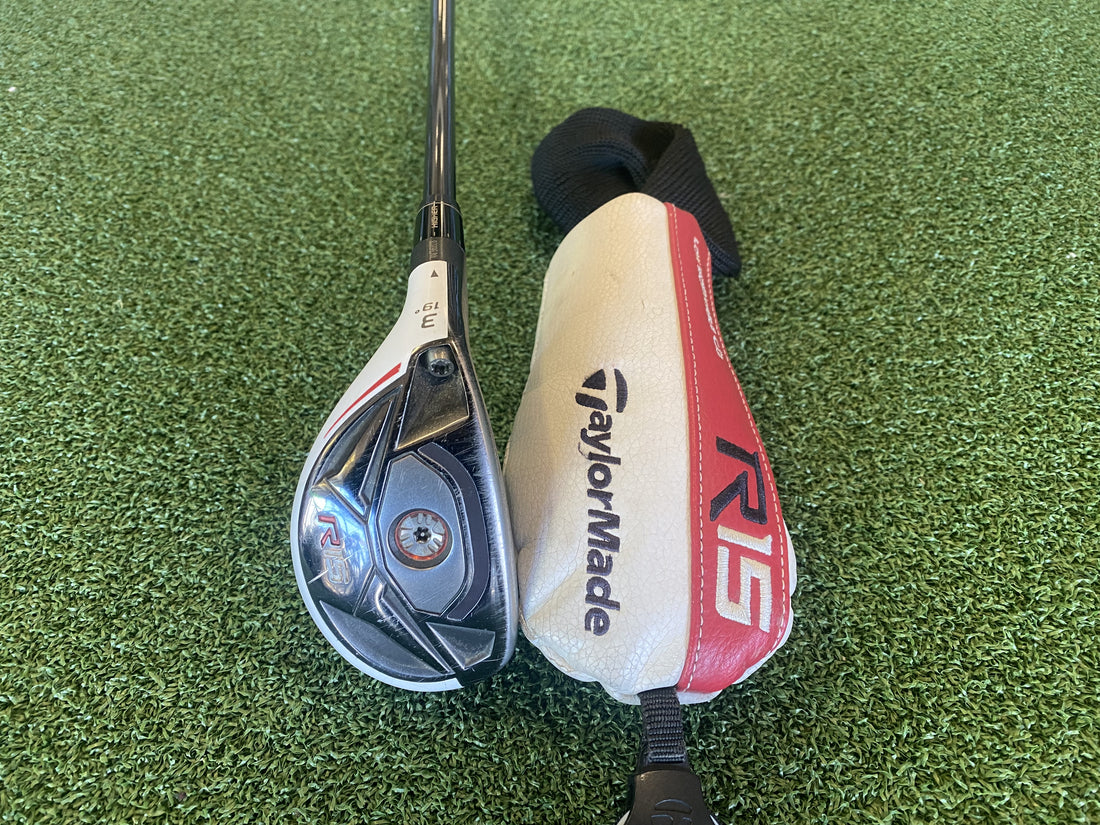 TaylorMade R15 19° Left Handed 3 Hybrid With Headcover