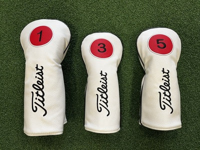 *New* Titleist Headcovers - White
