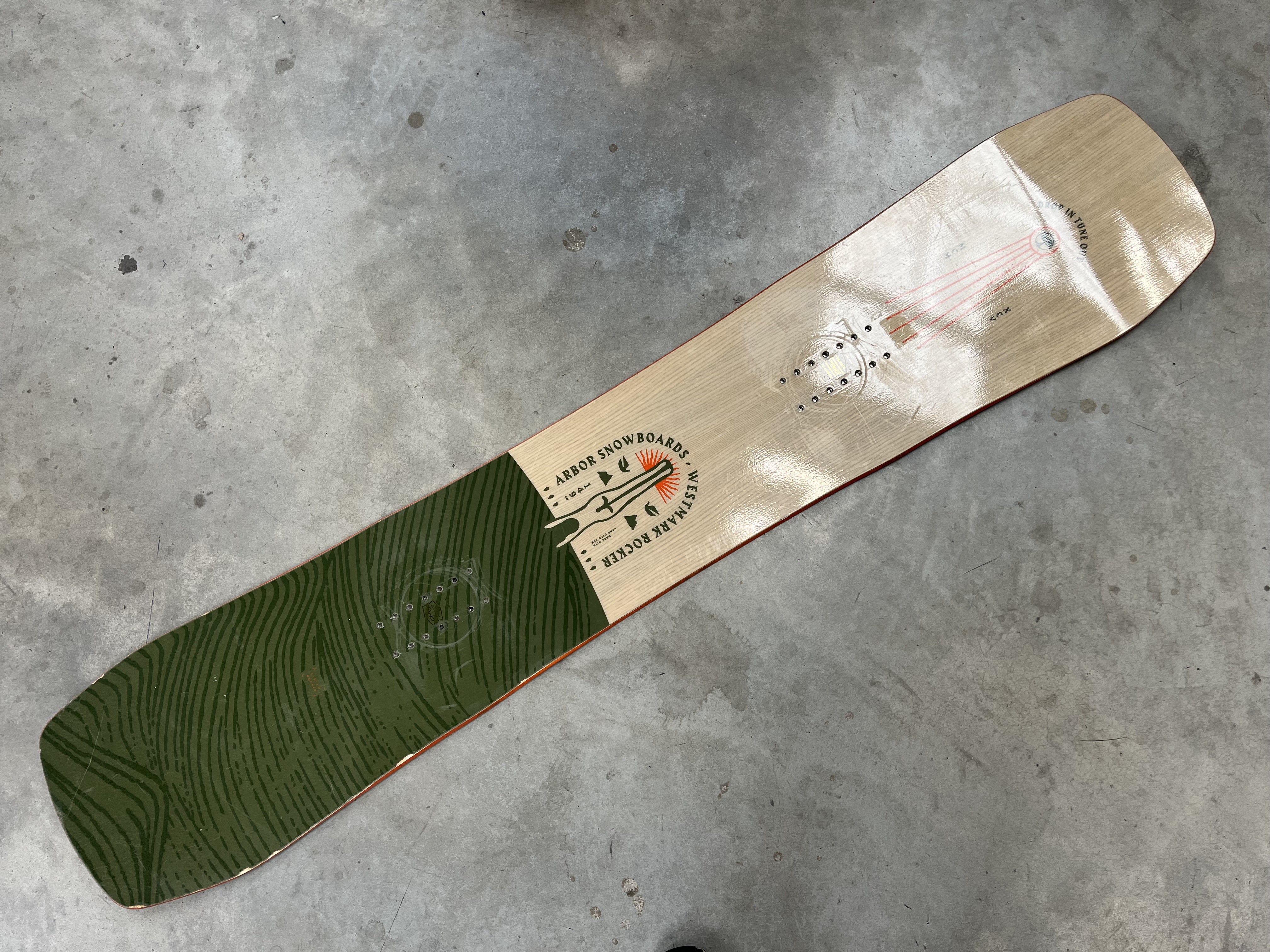 Arbor Westmark 149cm Snowboard - True Twin, Intermediate