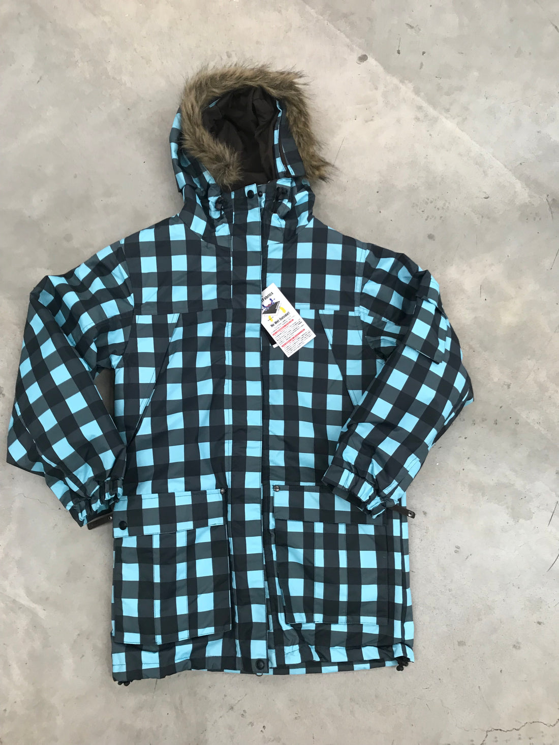 *New* Cider Women's Snow Jacket Blue/Black Size 9