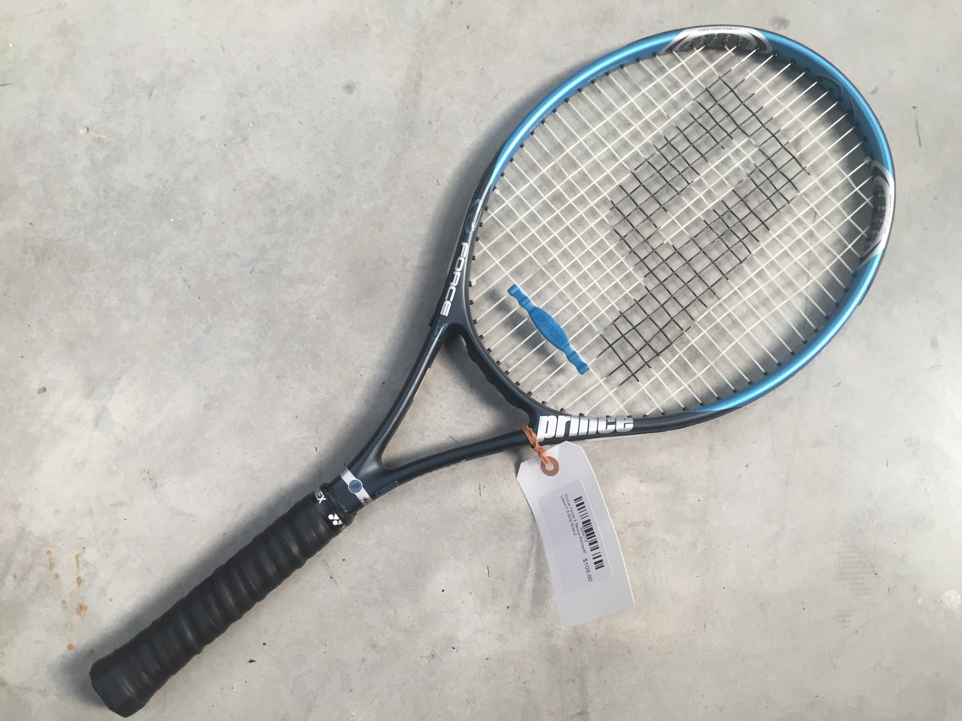 Prince 7103 93i Aluminum Tennis Racquet Green with White Cover retailer Size 4 3/8 Grip