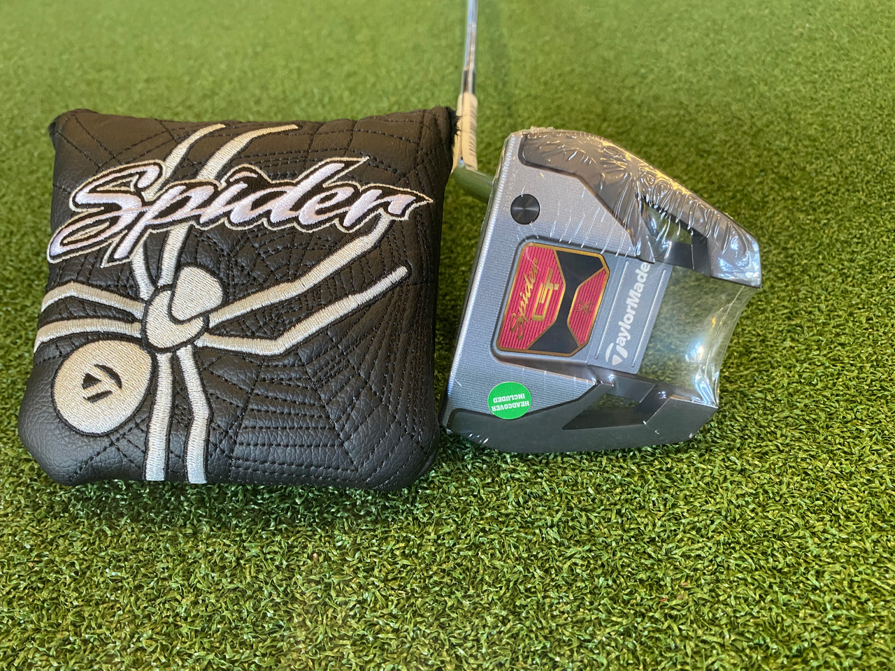 *New* 2022 TaylorMade Spider GT Silver 34" Putter With Headcover