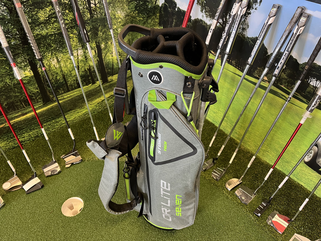 *New* Big Max Dri-Lite Seven Green 4-Way Stand Bag