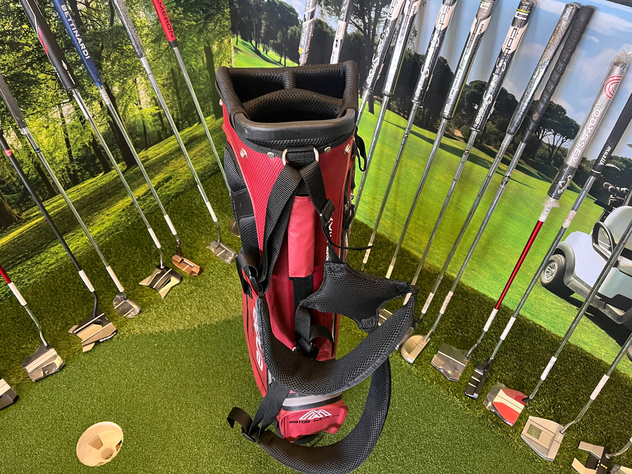 *New* Big Max Aqua Seven Cherry 4-Way Stand Bag