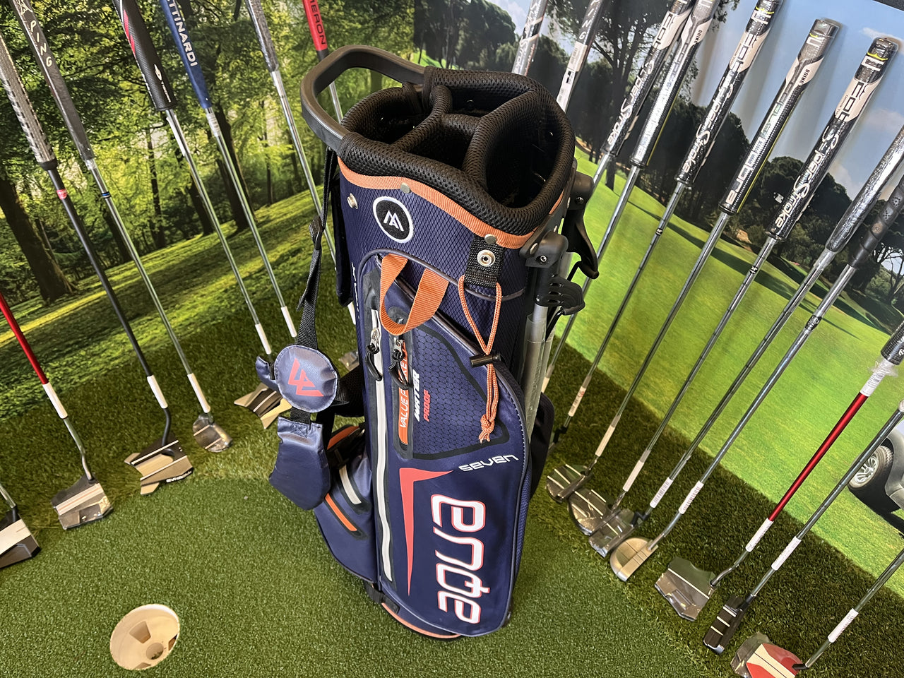 *New* Big Max Aqua Seven Purple 4-Way Stand Bag