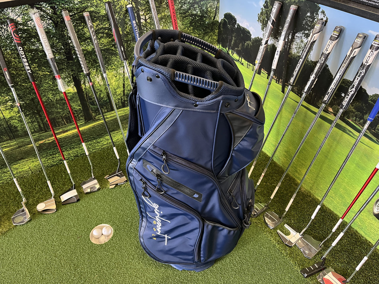 GirlSport Golf Navy 14-Way Cart Bag *Like New*