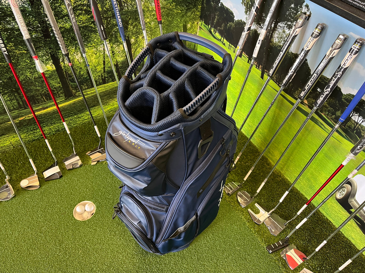 GirlSport Golf Navy 14-Way Cart Bag *Like New*