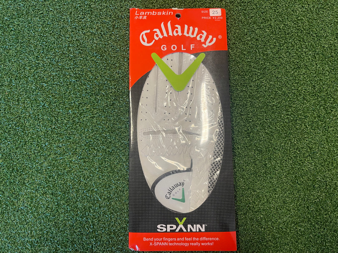 *New* Callaway X Spann Glove For Left Handed Players