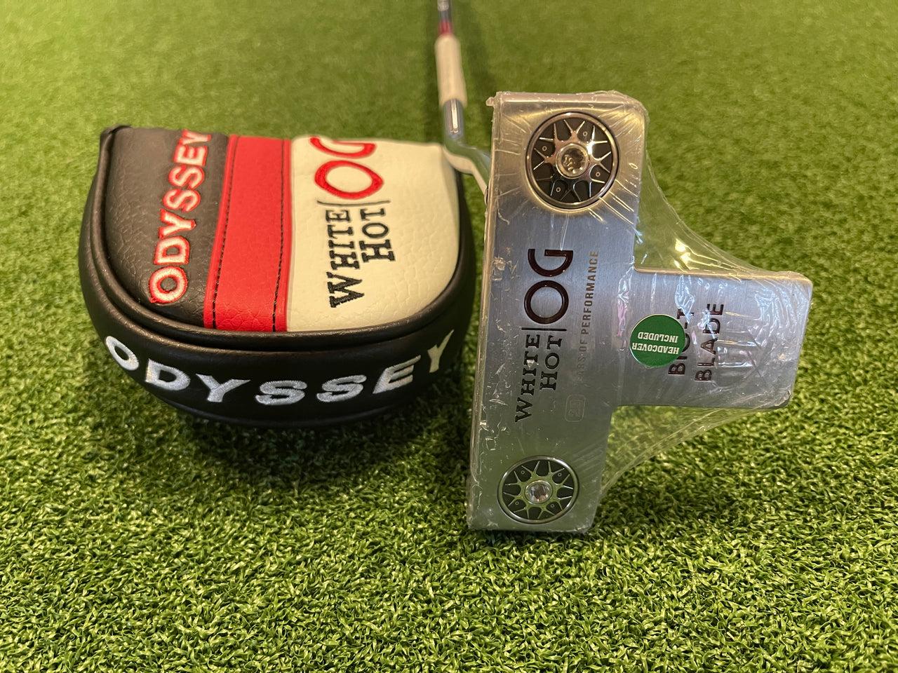 *New* Odyssey Stroke Lab White Hot 34" Putter With Headcover