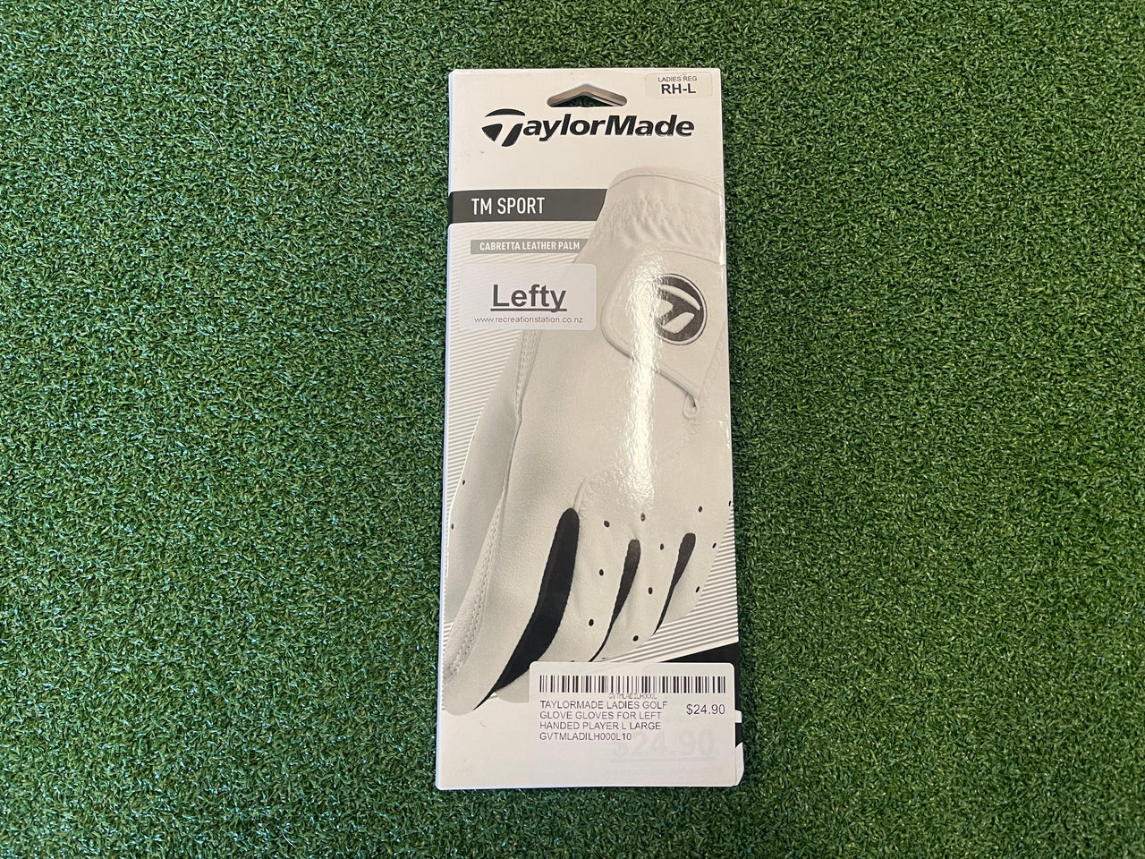 TAYLORMADE LADIES GOLF GLOVE GLOVES FOR LEFT HANDED PLAYER L LARGE GVTMLADILH000L10