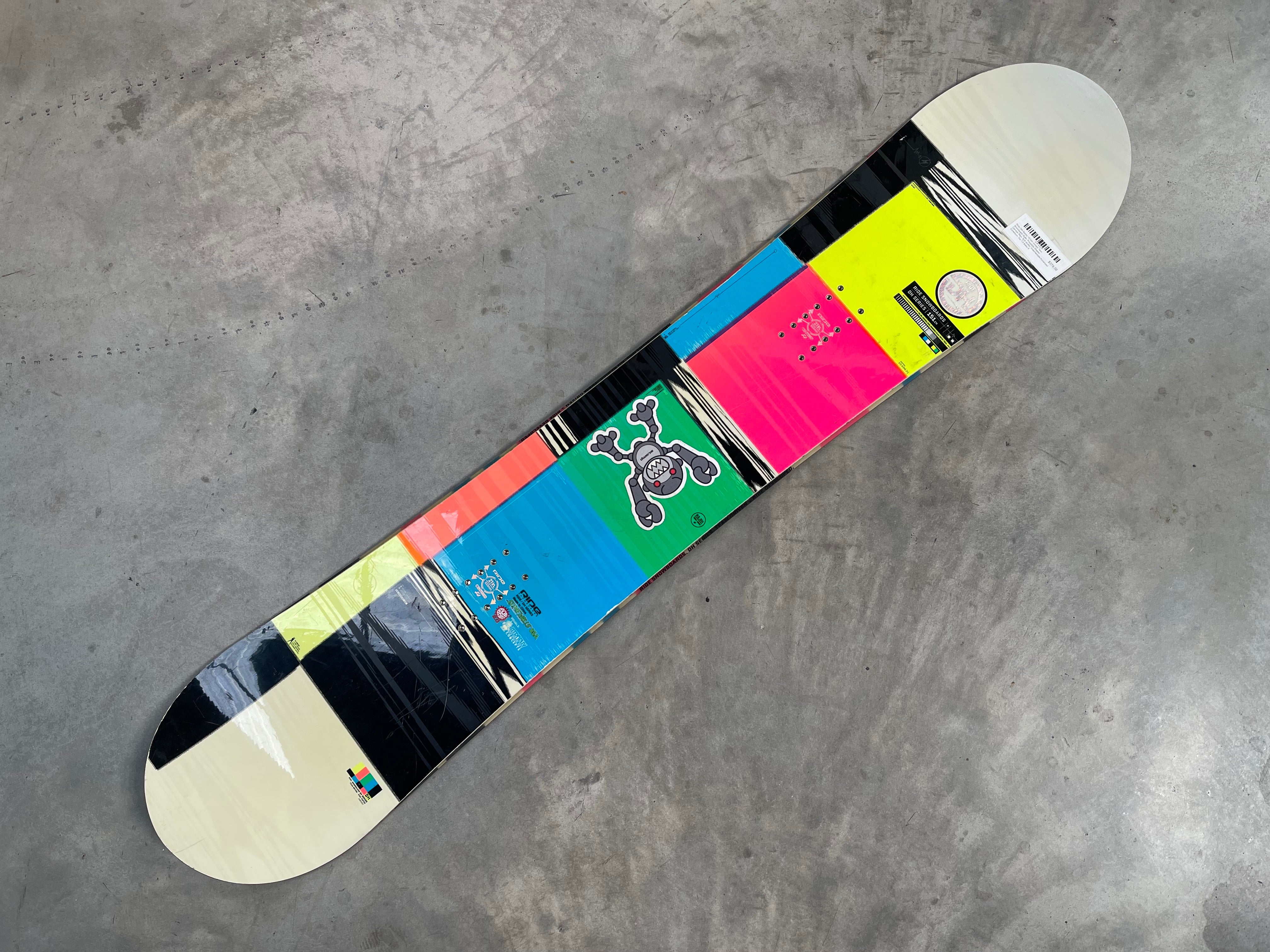 2012 ride dh snowboard Series 151cm Unisex Twin Trek touch up paint 3d scan Accessory size:3XL