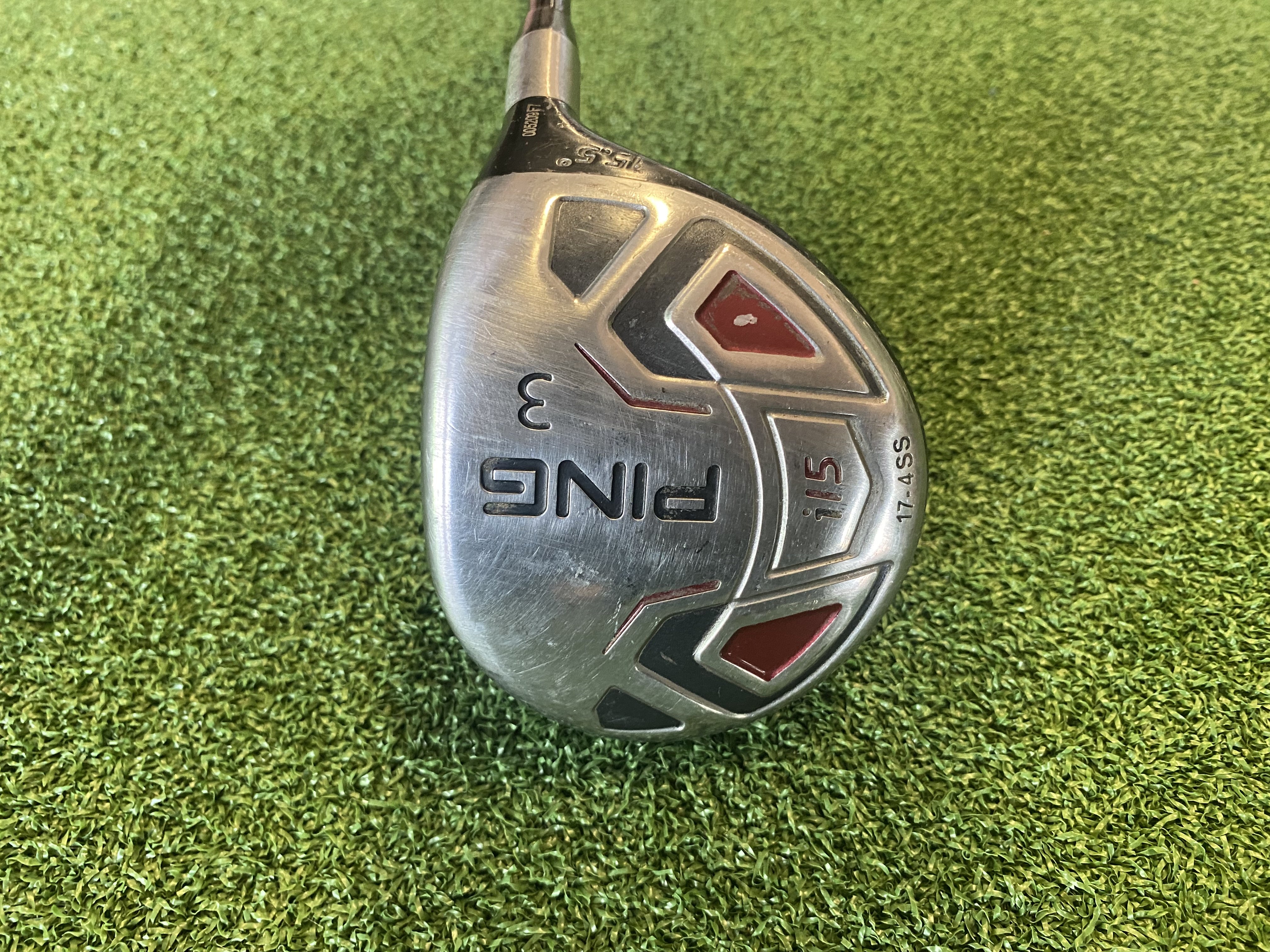 Ping i15 15.5° 3 Wood Dexterity- R/H Flex- Extra Stiff Length- 43
