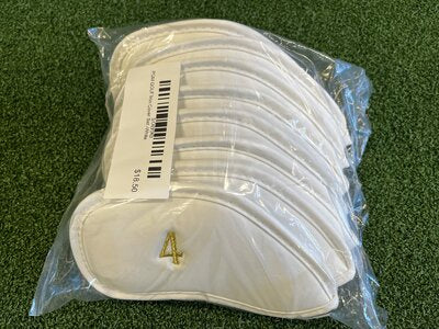 *New* PGM GOLF Iron Covers Set -White