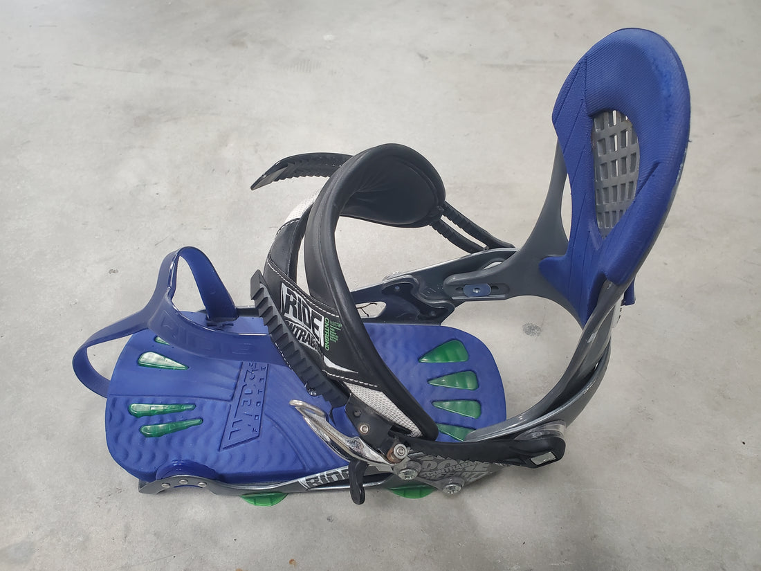 Ride Contraband Large Snowboard Bindings with Leash