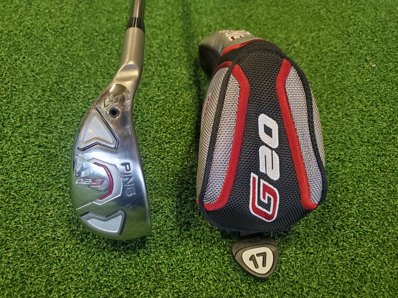 Ping G20 17° Left Handed 2 Hybrid With Headcover