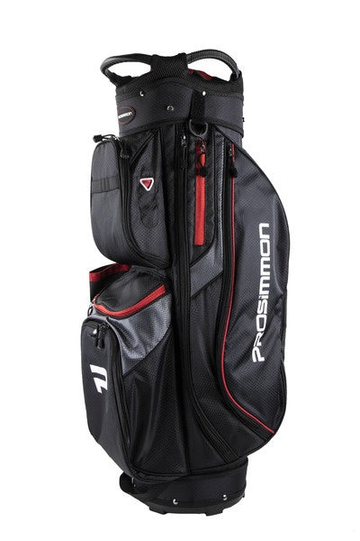 *New* Prosimmon DRK Black, Grey and Red 14 Way Cart Bag