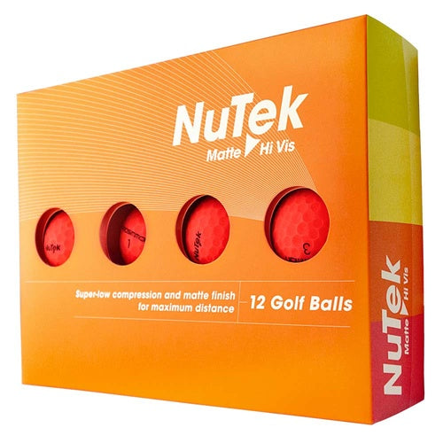 *New* Prosimmon Nutek Matte Hi-Vis 12 Pack Golf Balls