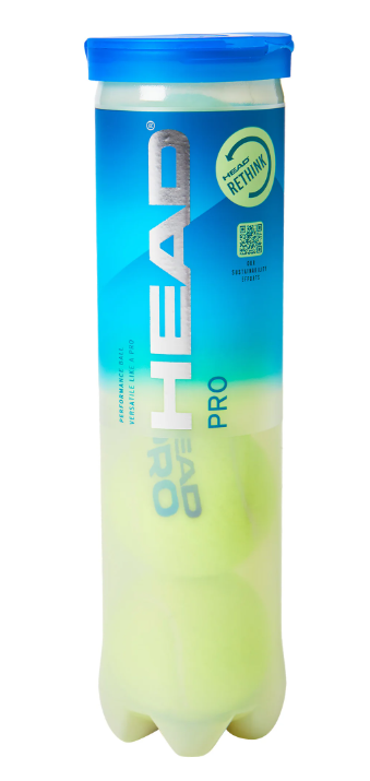 *New* Head Pro 4 Pack Tennis Balls