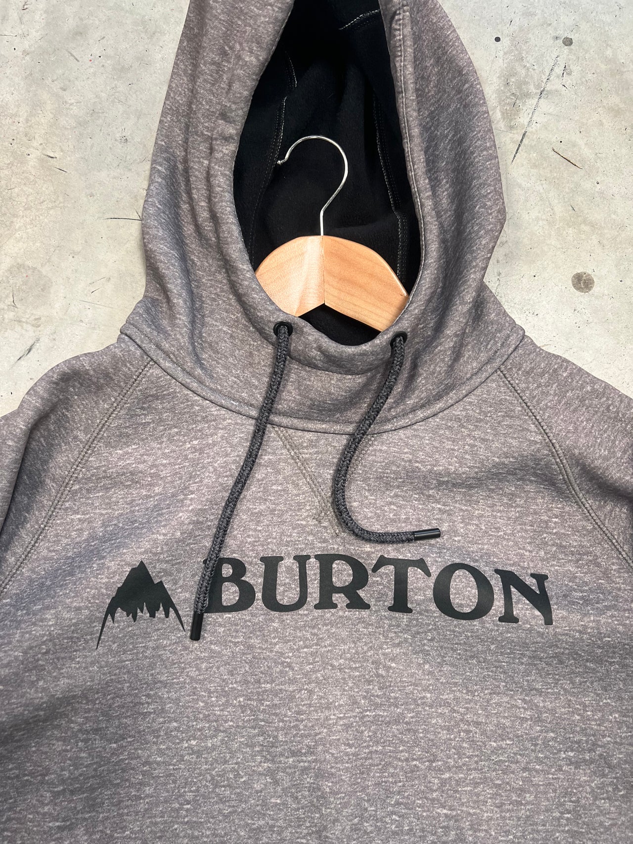 Burton Grey Mens Hoodie Size- Medium *Like New*