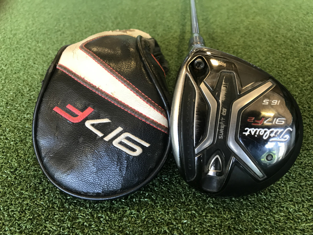 2015 Titleist 917 F2 16.5° 3 Wood With Headcover
