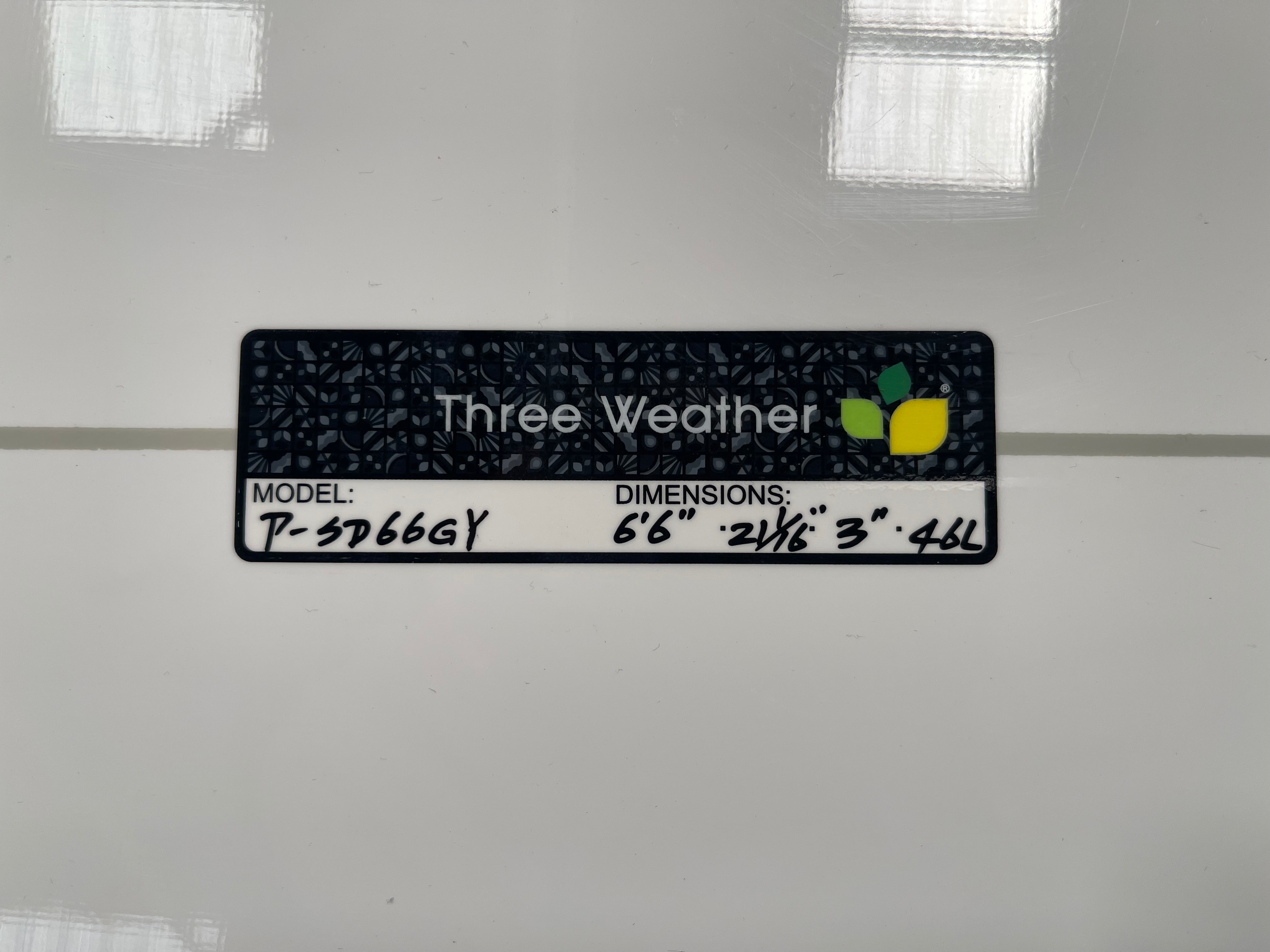 Three Weather AMUSE 70 BL サーフボード Three Weather Performer Surfboard 6'6