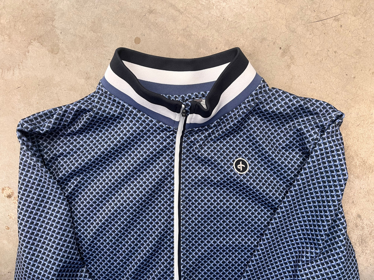 *New* Cross Sportswear Mens Navy Check Stinger FZ Jacket