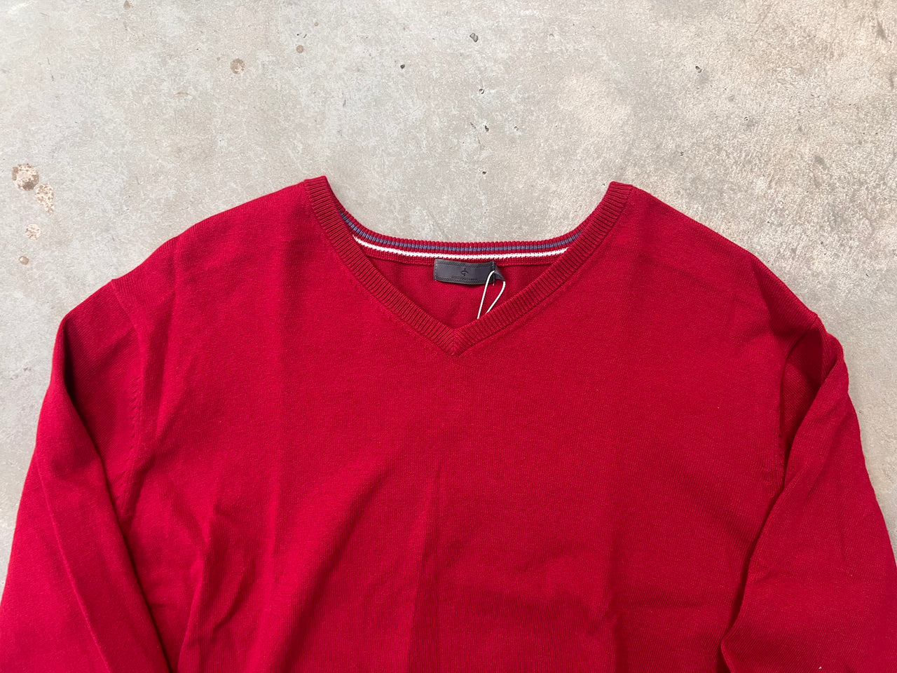 *New*  Cross Sportswear Mens Rumba Red Classic V-Neck