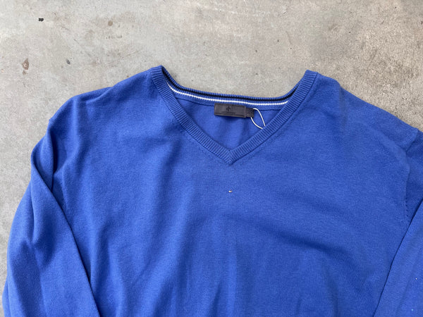 *New* Cross Sportswear Mens Amparo Blue Classic V-Neck