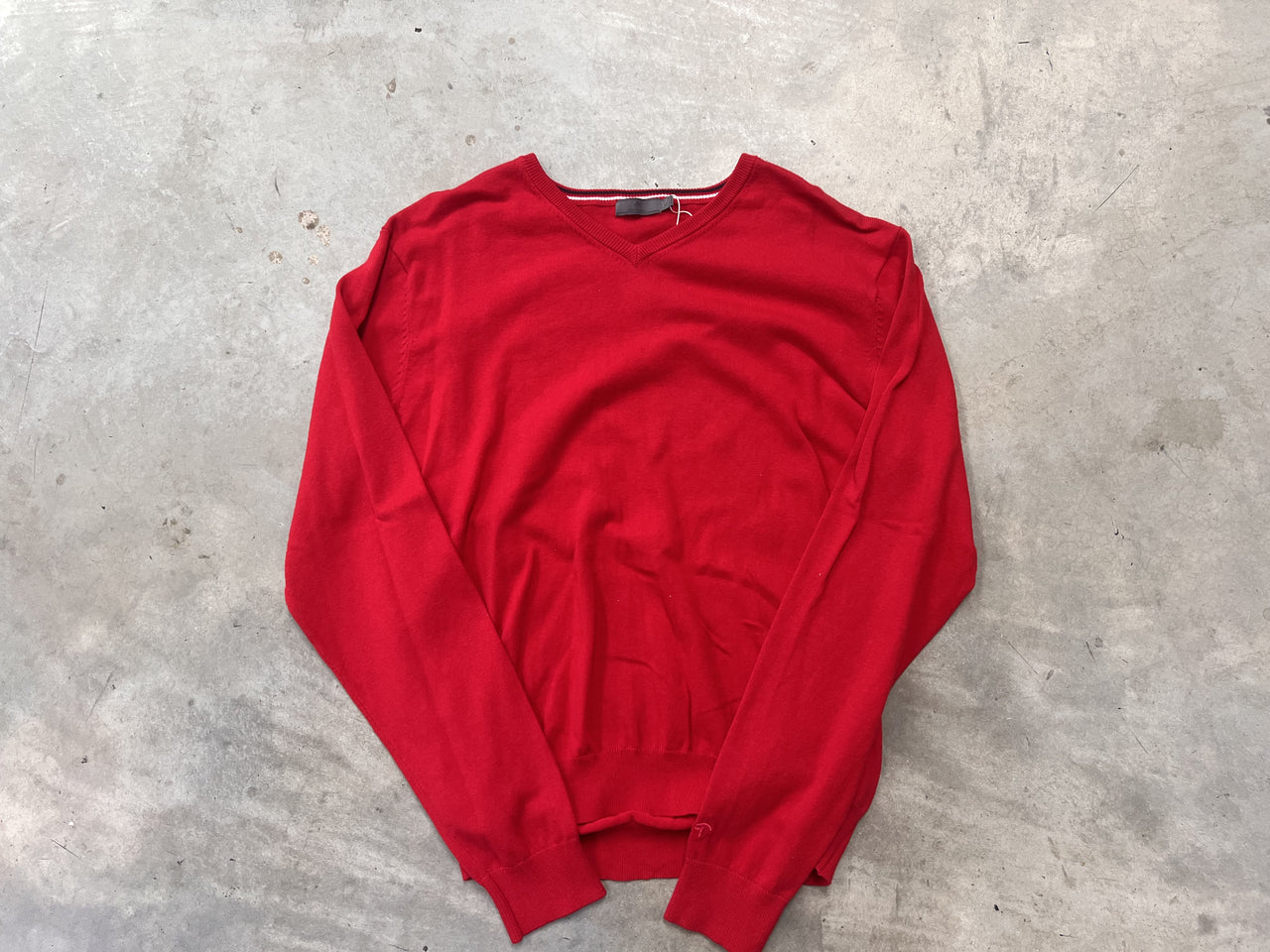 *New* Cross Sportswear Mens Tango Red Classic V-Neck