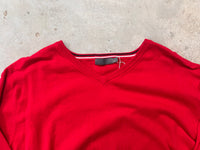 *New* Cross Sportswear Mens Tango Red Classic V-Neck