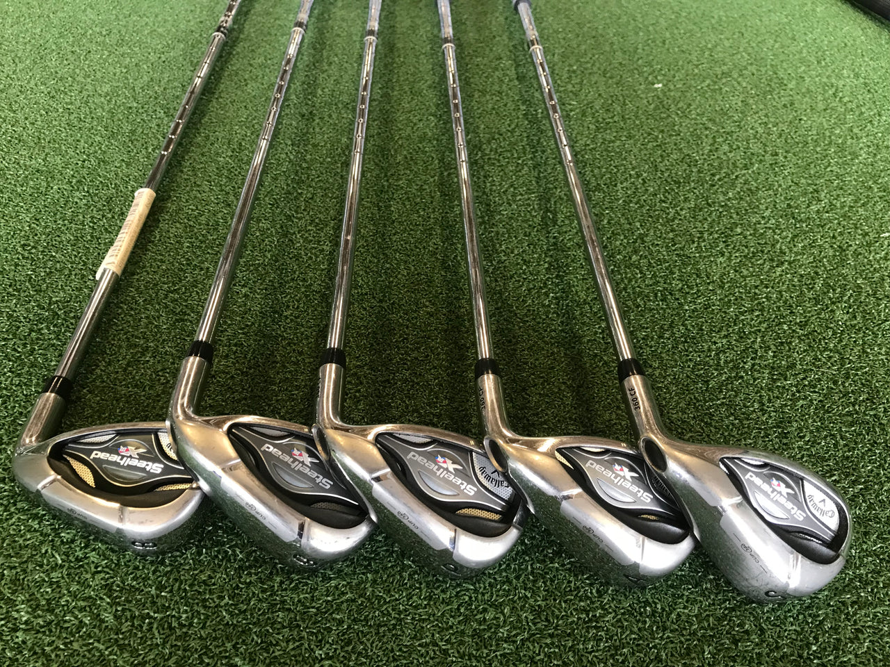Callaway Steelhead XR 8,9, Pw Aw, Sw Iron Set