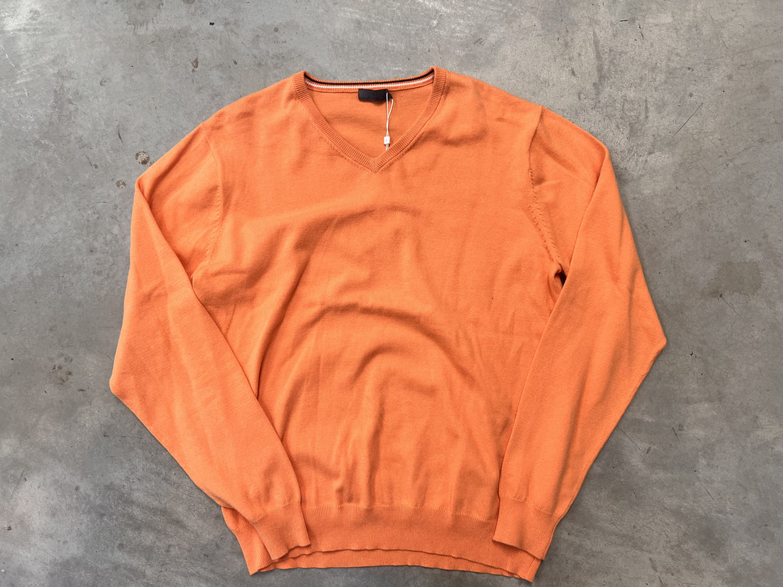 *New* Cross Sportswear Mens Copper Tan Classic V-Neck