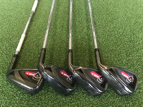 2012 Callaway Razr X Black 7-PW Iron Set Dexterity- R/H Flex