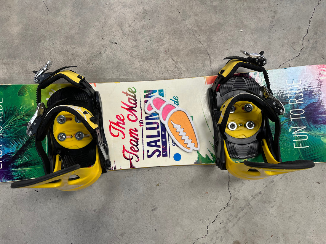 Salomon Team Mate 110cm Girl's Directional Twin Snowboard With Bindings