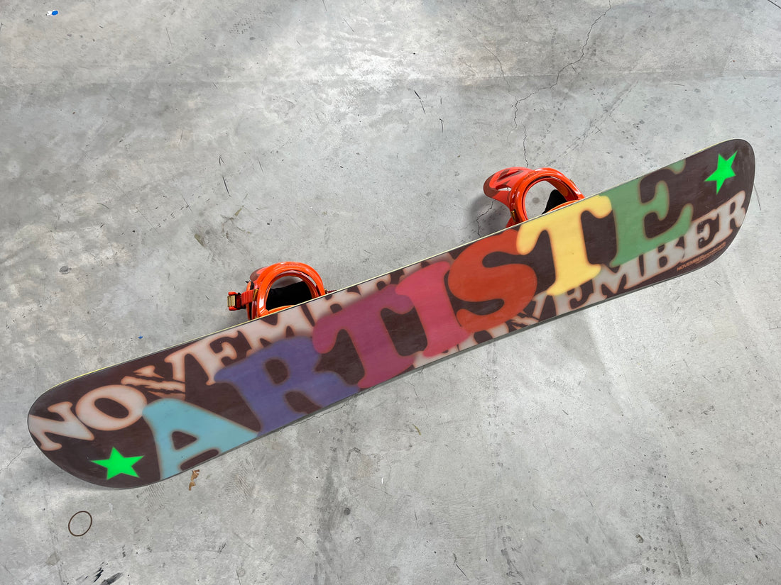 Artiste 157cm Snowboard with Flux Bindings *Excellent Condition*