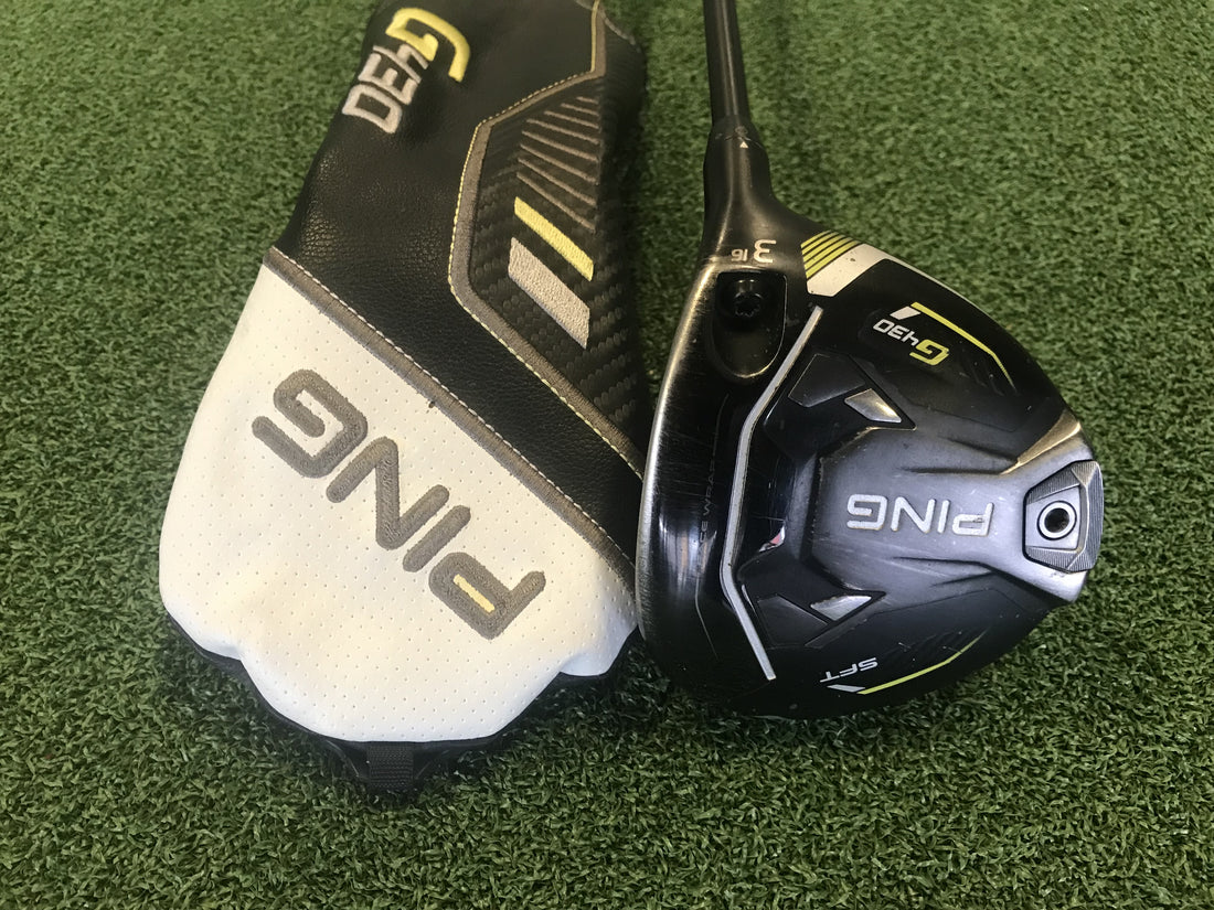 2023 Ping G430 SFT 16° 3 Wood with Headcover Dexterity- R/H  Flex- Regular  Length- 43”  Condition- 7  S/N- 439601FT  Shaft- Alta CB  Grip- Golf Pride Tour Velvet