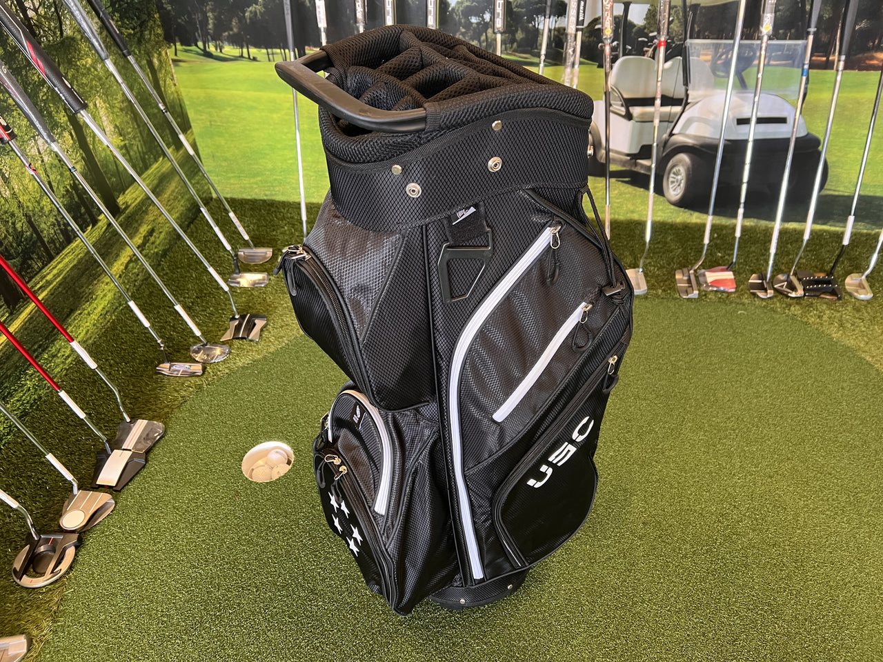 *New* Black USC 14-Way Cart Bag