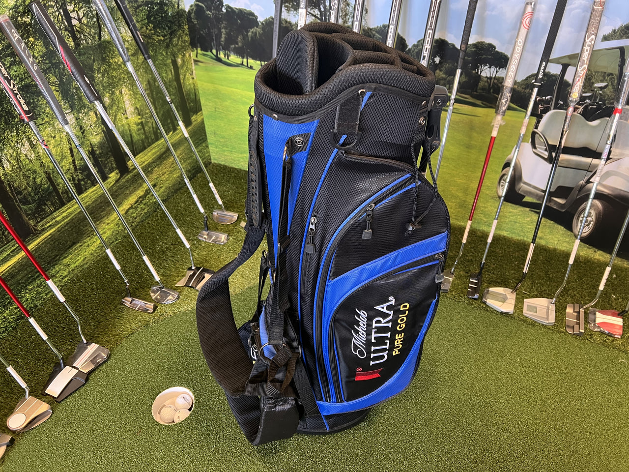*New* Michelob Ultra Pure Gold 7-Way Stand Bag