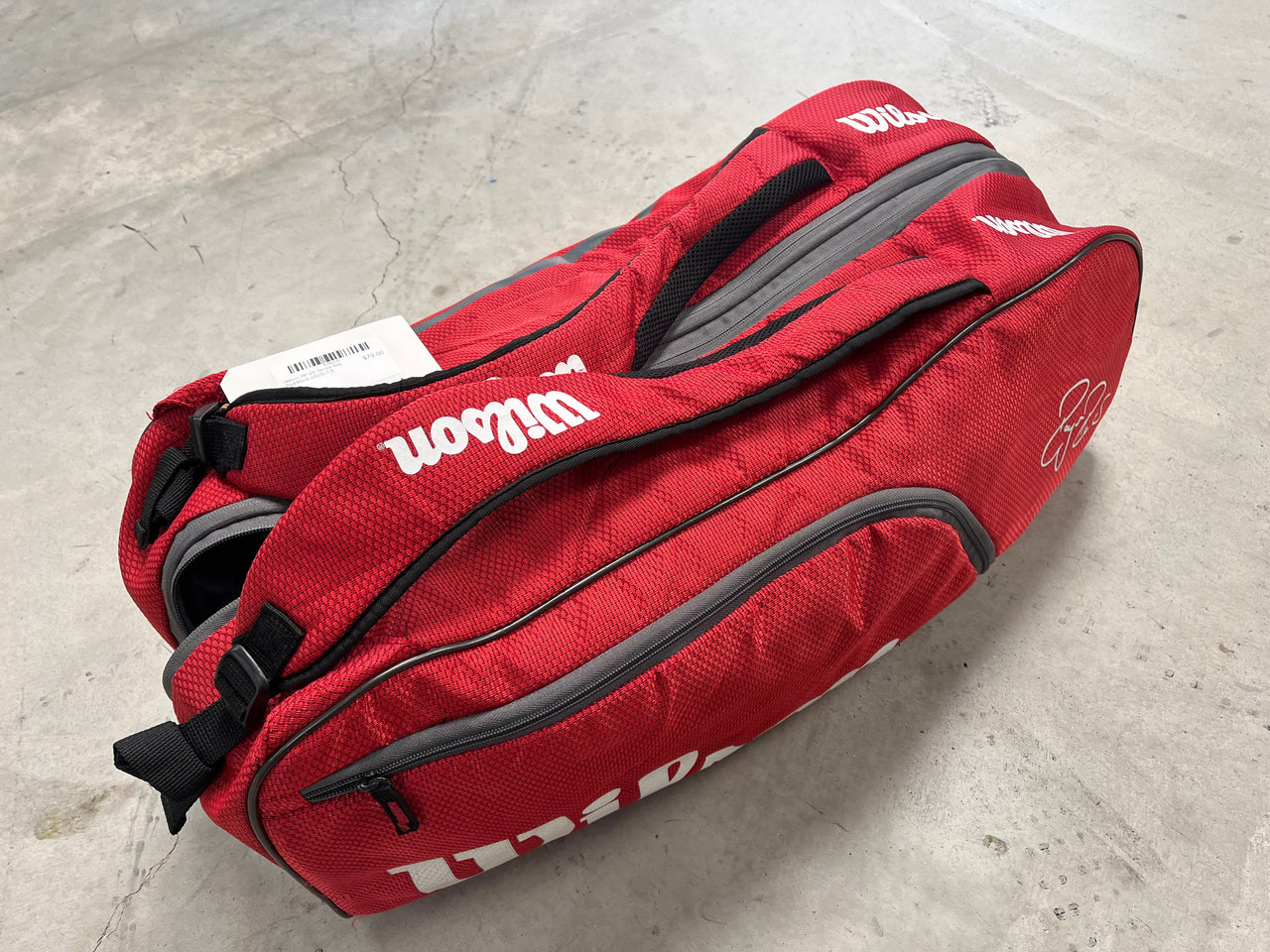 Wilson RF 6R Tennis Bag Red/Black