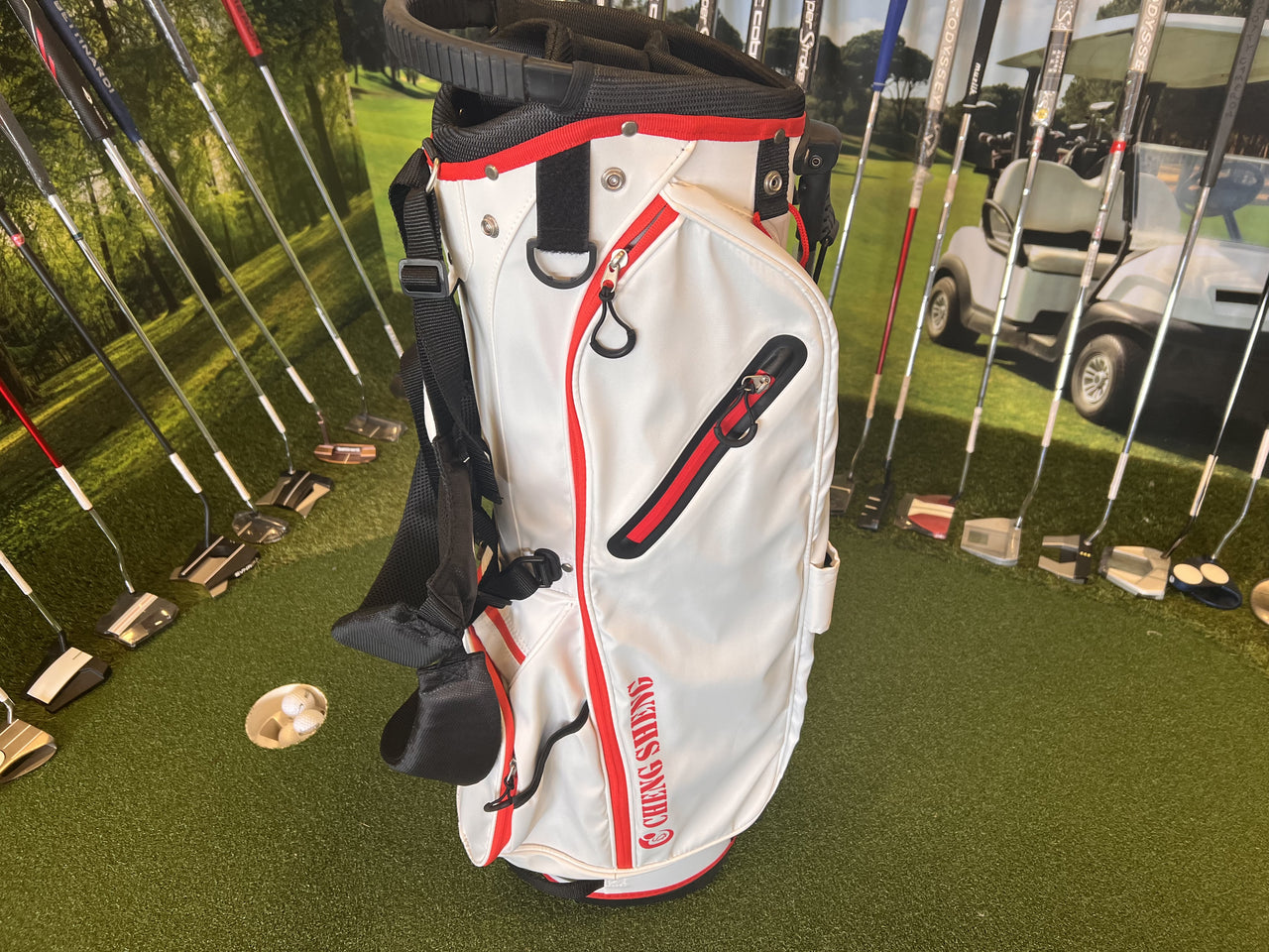 *New* Cheng Sheng White 4-Way Stand Bag *No Rain Cover*