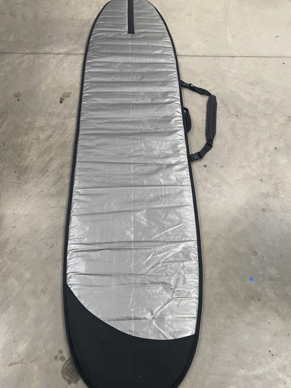 Silver / Green 9.4" Surfboard Bag *Like New*