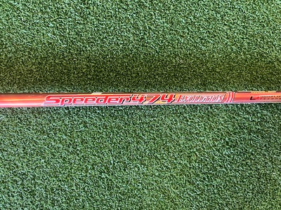 Fujikura Speeder 474 Evolution II Driver Shaft With TaylorMade Adapter *Excellent Condition*