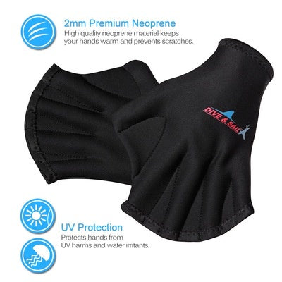 Dive N Sail Webbed Surf Gloves