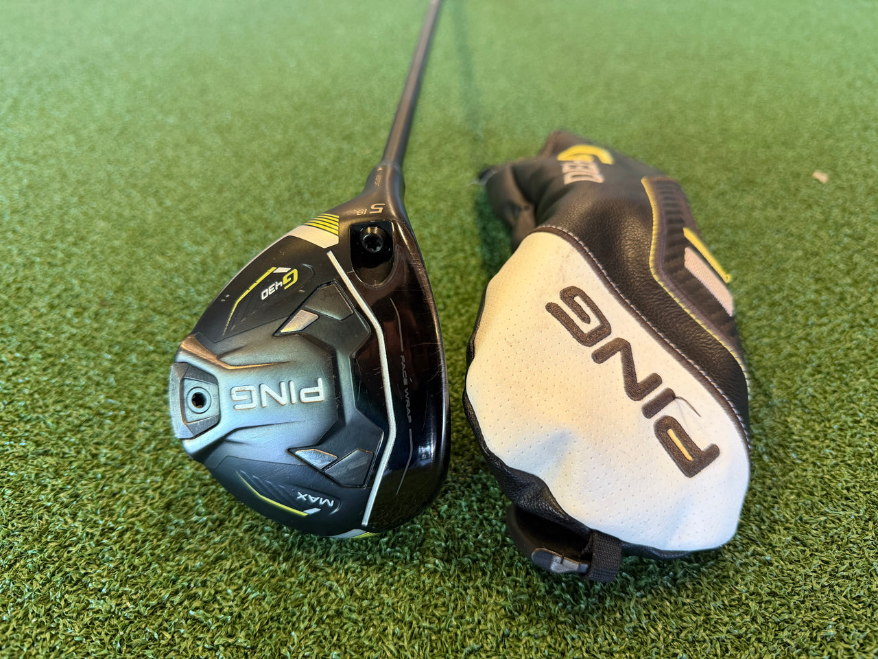 2023 Ping G430 Max 18° Left Handed 5 Wood With Headcover