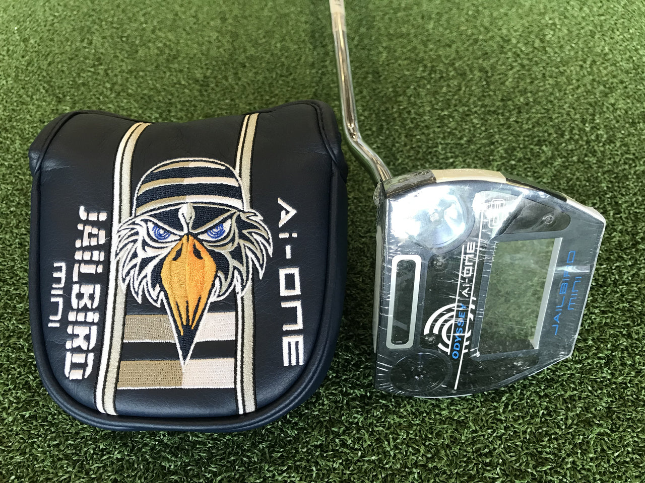 *New* 2023 Odyssey Ai-One Jailbird Mini 34" Putter With Headcover