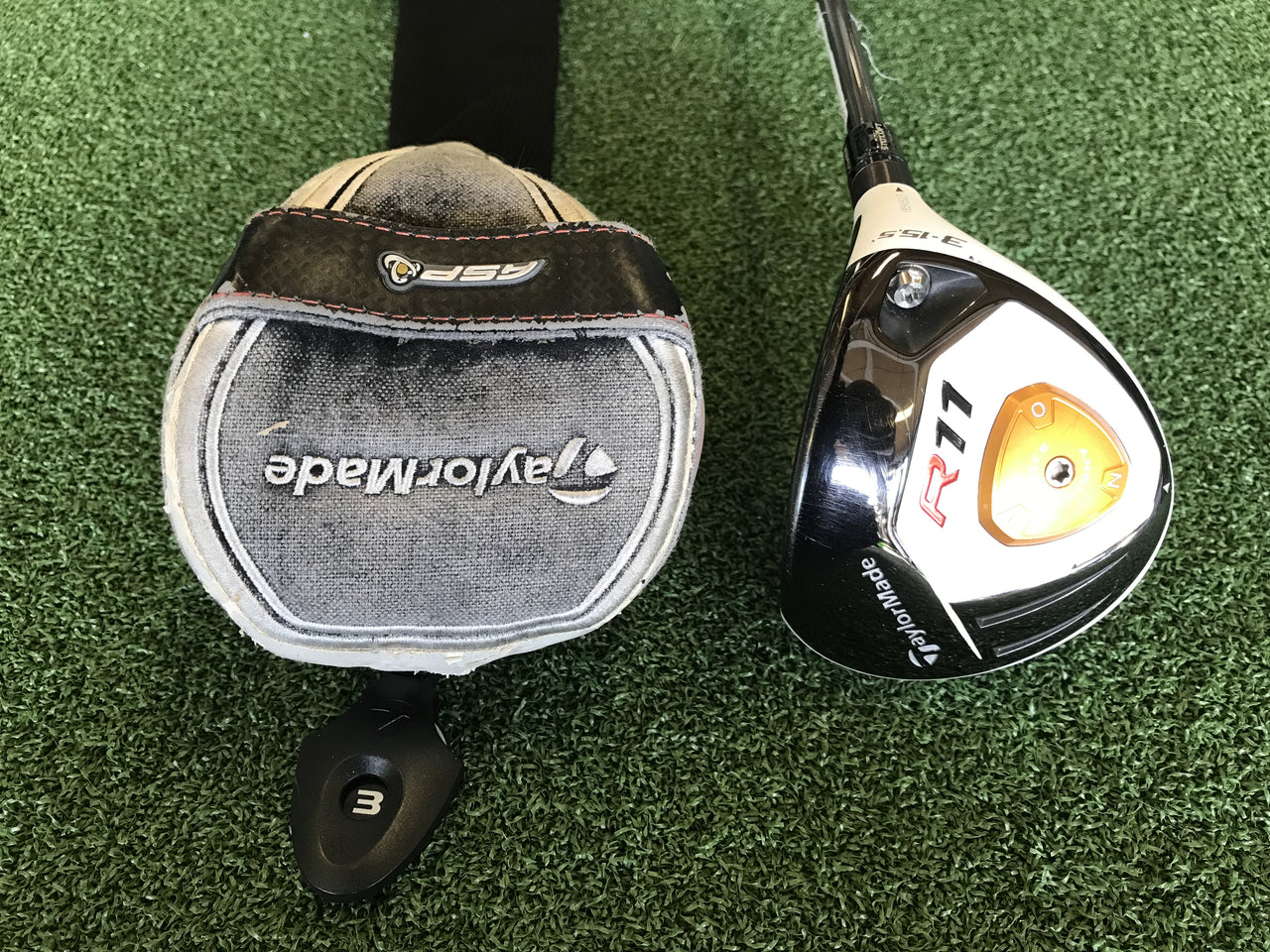 TaylorMade R11 15.5° 3 Wood With Headcover