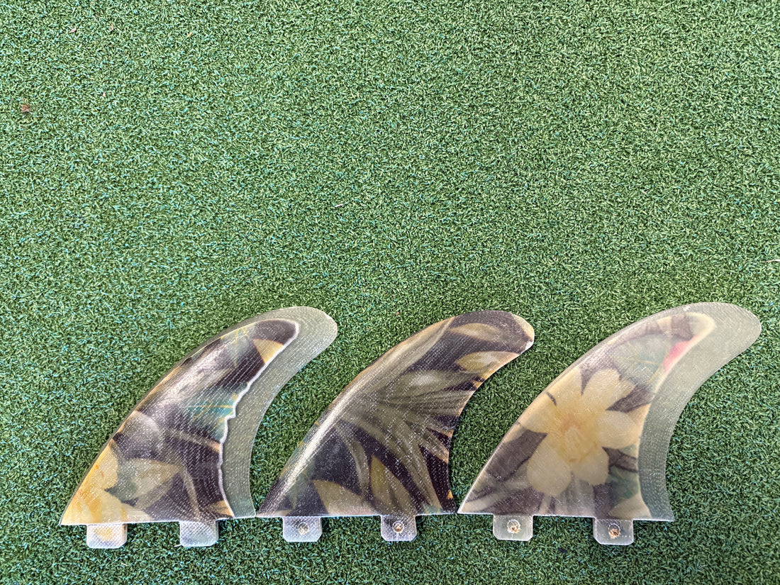 Flower 3 Fin Set for Surfboards