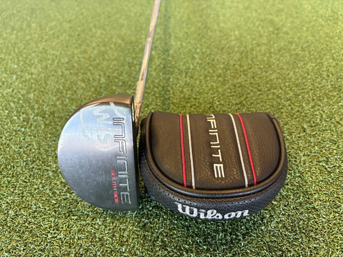 Wilson Infinite SouthSide 35" Left Handed Putter With Headcover *Excellent Condition*